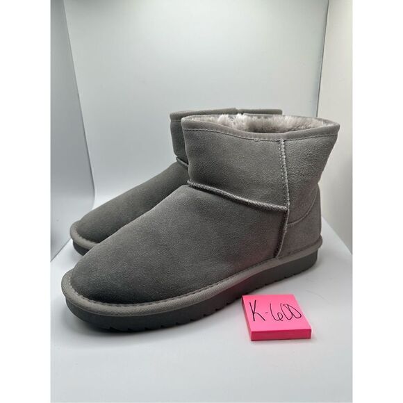 CUSHIONAIRE Women’s Cozy Boot 10 GRAY - Picture 3 of 7
